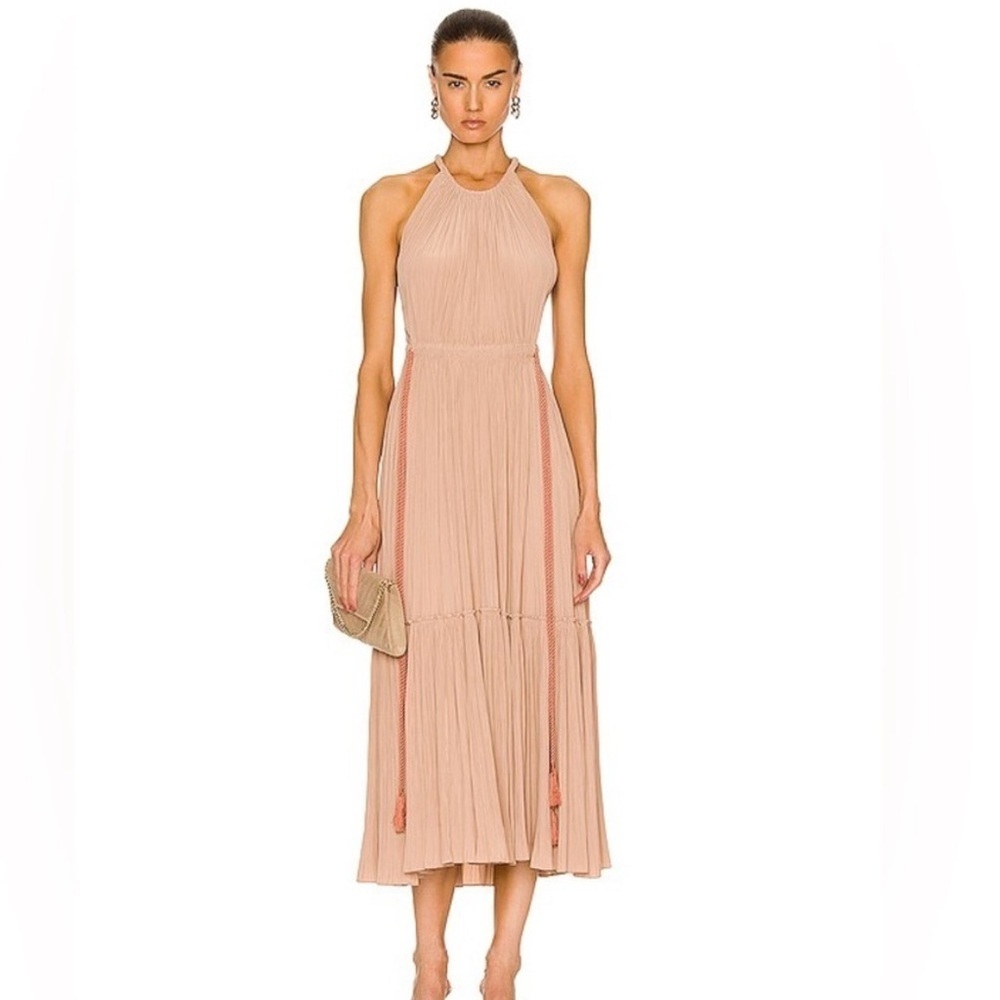 A.L.C. Ella Pleated Midi Dress Size 8